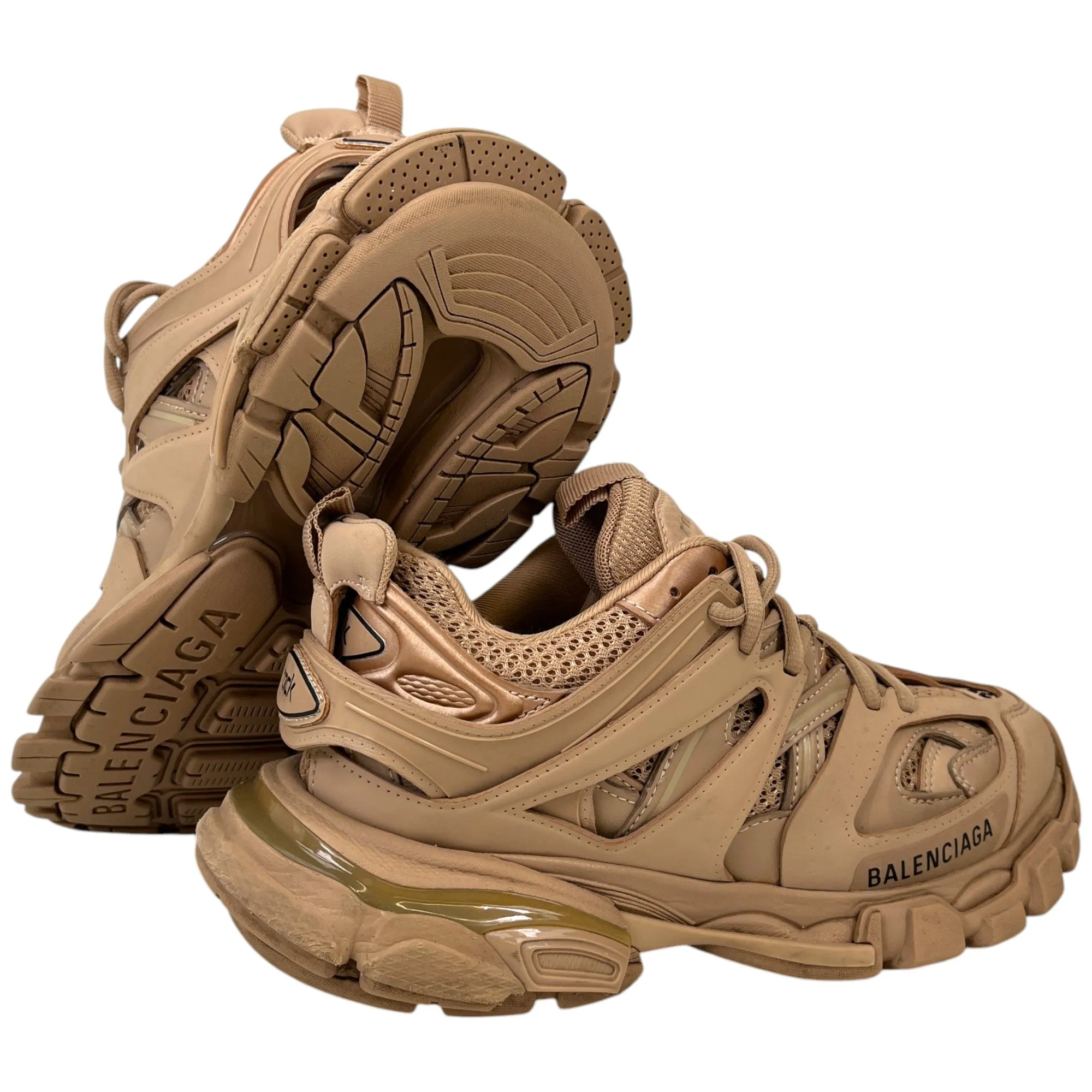 Women's Track Low Trainers Beige Size EU 37 / UK 4