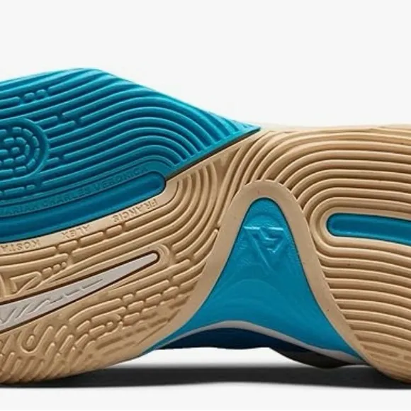 X SALE X Nike Blue Athletic Shoes with Cream Accents