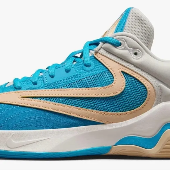 X SALE X Nike Blue Athletic Shoes with Cream Accents